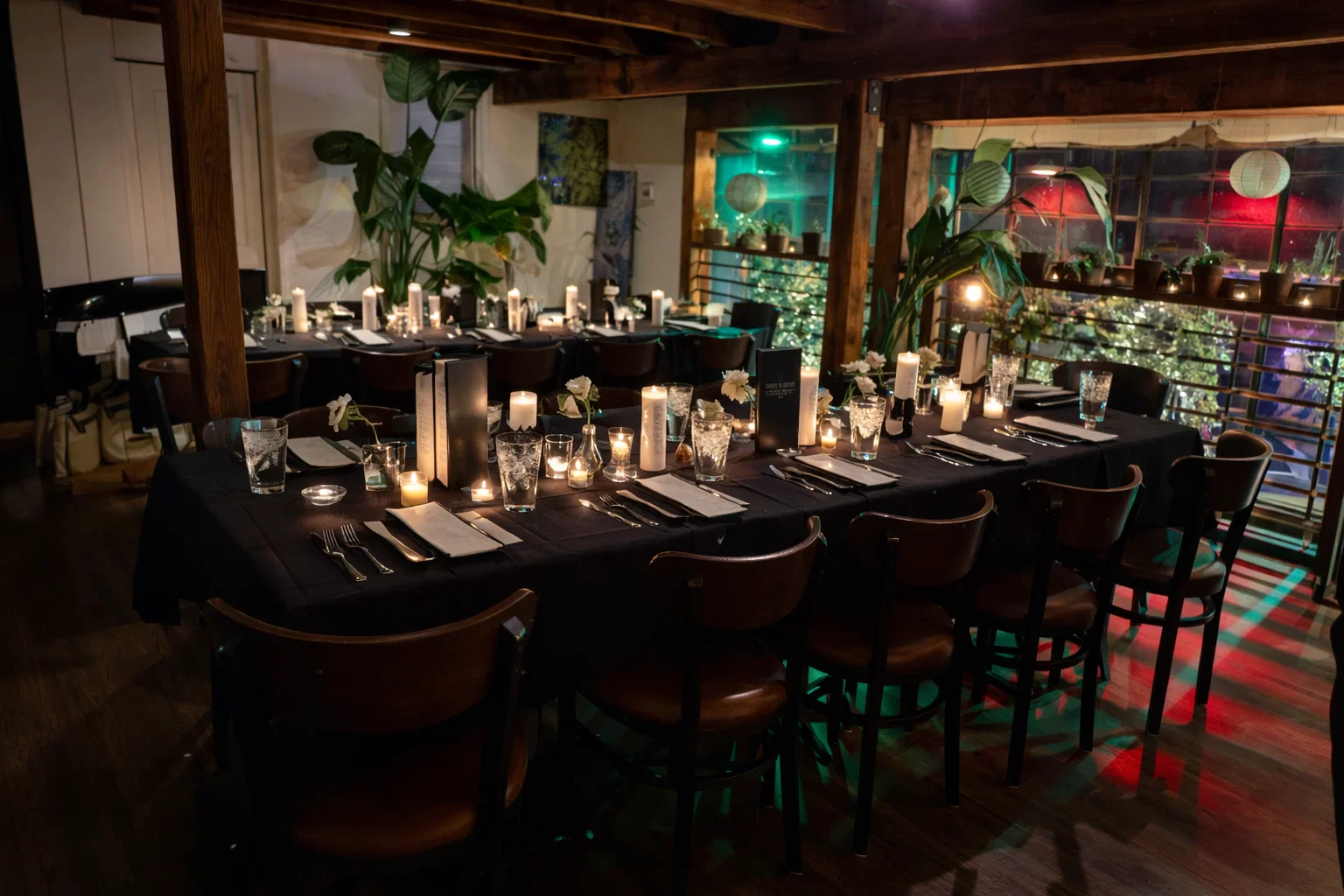 The Loft dining room at GreenHouse restaurant in New Hope, PA